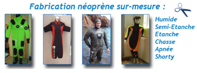 Fabrication de combinaison de plonge Nice - Vente combinaison plonge Frjus
